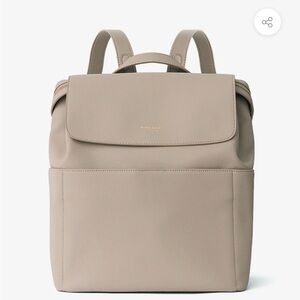 Mansur Gavriel Taupe Leather Backpack